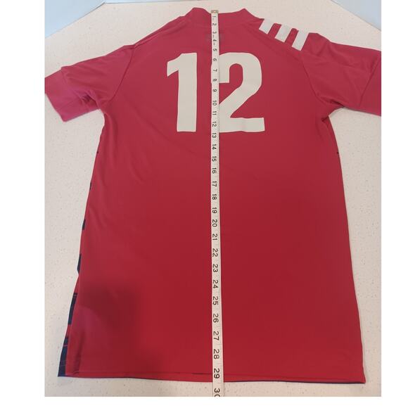 Adidas FC Dallas MLS Jersey 2020 Mens Small RED/Blue AeroReady Advocare - Picture 7 of 7